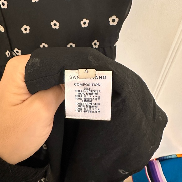 Sandy Liang Picasso Maxi Shirt Dress size 4 - Picture 6 of 10